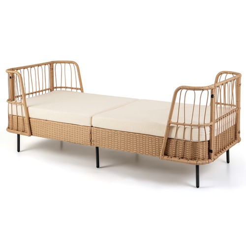 Outdoor wicker daybed - pe,