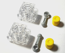 LEGO 2x Technic clear engine