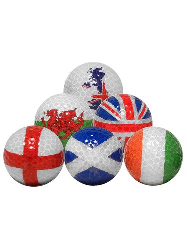 National flag golf balls - national,