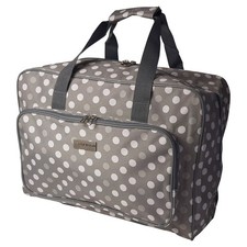 Sewing Machine Bag Grey Polka 33 x 45.7 x 20.32 cm, Sew Stylish PT660-GREY-POLKA