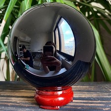 4.73LB Natural Obsidian Crystal Ball Spiritual Healing Specimen