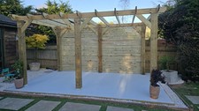 Extra Large Heavy Duty Wooden Timber Garden Patio gazebos/Pergola kits