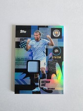 MANCHESTER CITY FAN SET 2025 NATHAN AKE PATCH RELIC /250 PLAYER WORN