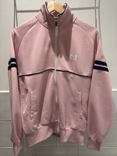 Sergio Tacchini Orion Star Track Top Pink/Navy Size Medium 