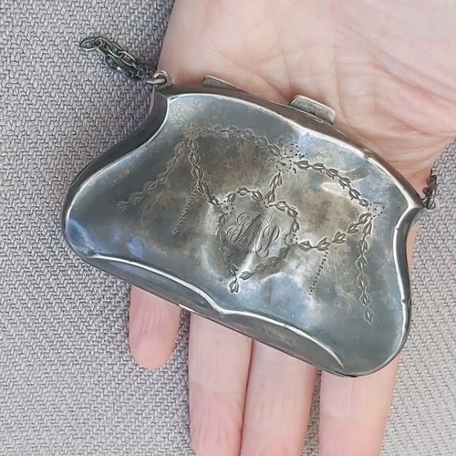 Antique sterling silver - antique, wallet