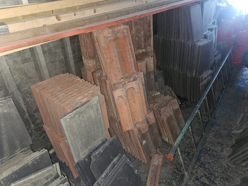 Roofing tiles gas bottles and - gas,