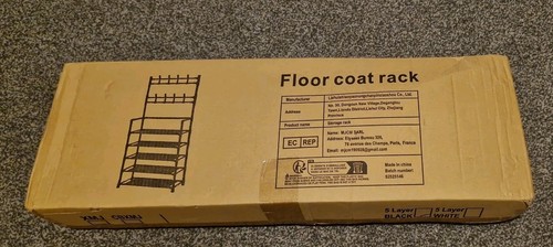 Floor coat rack layer black - rack,