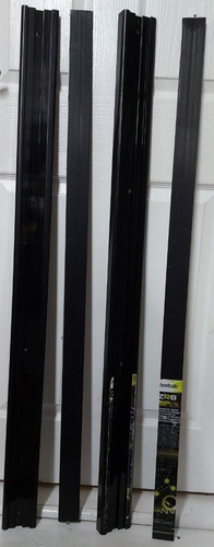 Pair side deck step rails - pair,