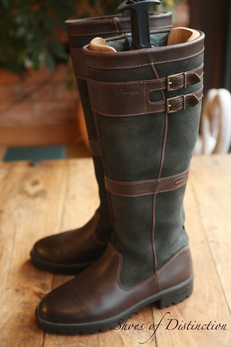 Dubarry brown leather navy - brown,