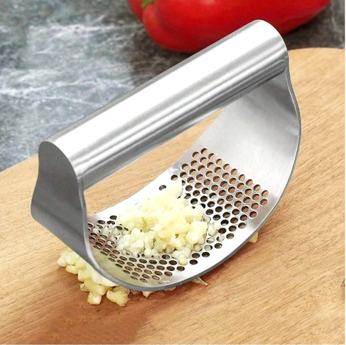 Stainless steel manual garlic - stainless,