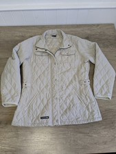 Ladies TRESPASS Lightweight Quilted Jacket UK Size XL Coldheat Insulation Cream