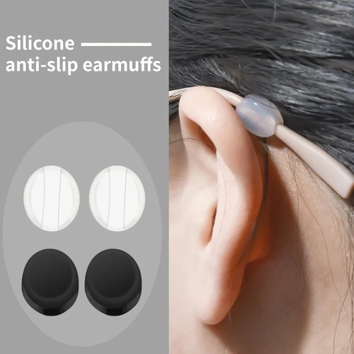 Silicone ear hooks - ear, glasses