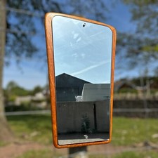 Teak Framed Wall Mirror