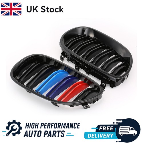 Front bumper grill double slat - front,