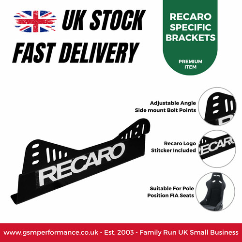 Recaro steel side mount - side,