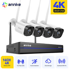 ANNKE 8MP Wireless Two-Way Talk CCTV Camera System 4K WiFi 16CH NVR Security Kit