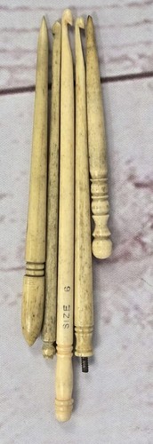 Vintage sewing lot bone - sewing, lot-