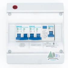 DELUXE CARAVAN CAMPERVAN MAINS CONSUMER UNIT 240V WITH 5A AND 10A BREAKERS PO104