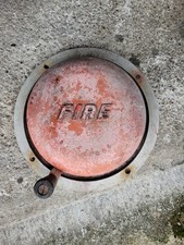 Perry Barr Metal Co Ltd - Hand Turn Fire Bell - Vintage Made in United Kingdom 