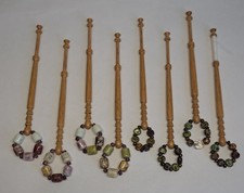 Vintage, lace making bobbins