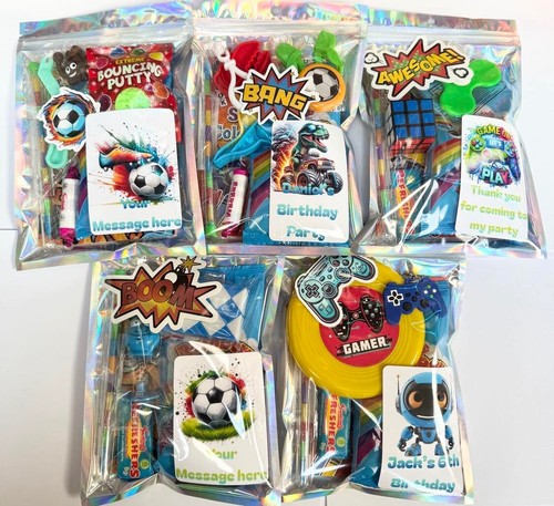 Boys party bags pre - boys,
