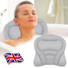 Bath Pillow Luxury Waterproof Home Spa Non-Slip Comfort Bathtub Headrest Cushion