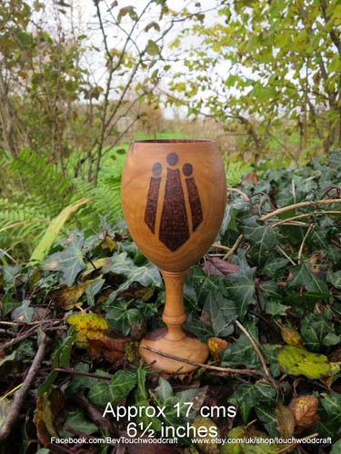 Awen wooden goblet chalice - awen, goblet,