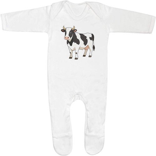 Dairy cow baby romper - cow',