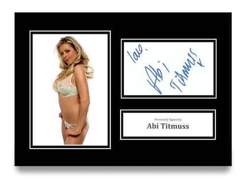 Abi titmuss signed - titmuss, a4