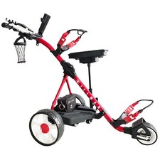 Hillman 36 Hole Lithium Electric Golf Trolley Red 