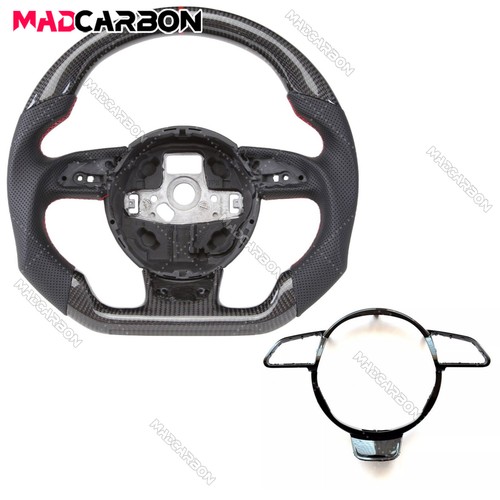 Carbon fiber steering wheel - carbon,
