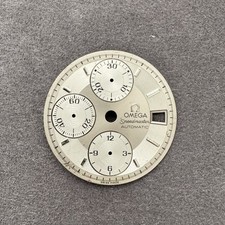 Omega Speedmaster Reduced Chrono Face Men's Uhr Cream 3513.30 5