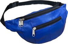 Genuine Soft Blue Leather