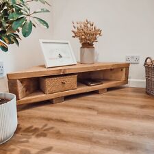 Corner Tv Unit / Industrial Tv Stand / Rustic Handmade Tv Unit / Solid Wood
