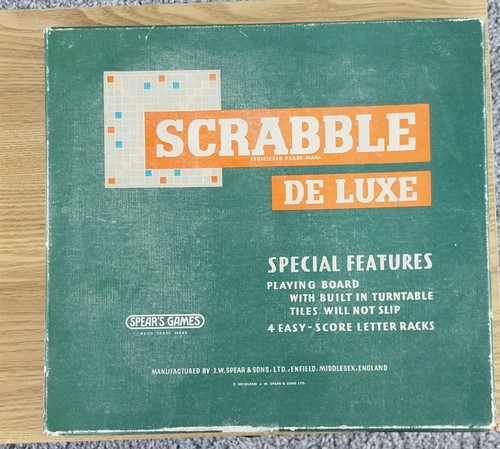 Vintage scrabble deluxe - vintage,