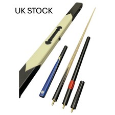 57" 9.5mm 20oz Snooker Cue & Case Telescopic Extensions Handmade Cues UK NEW