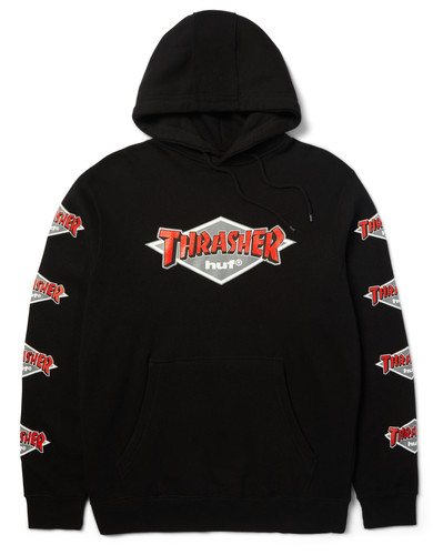Huf thrasher pullover hoodie - thrasher,