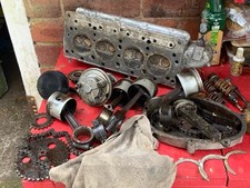 reliant regal 700cc engine parts,cylinder head 60mm pistons oil pump timing cove