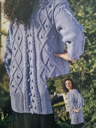 Aran cotton knitting pattern - aran,