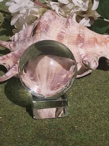 Clear crystal ball 90mm - ball,