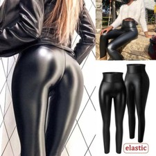 Faux Leather Leggings for