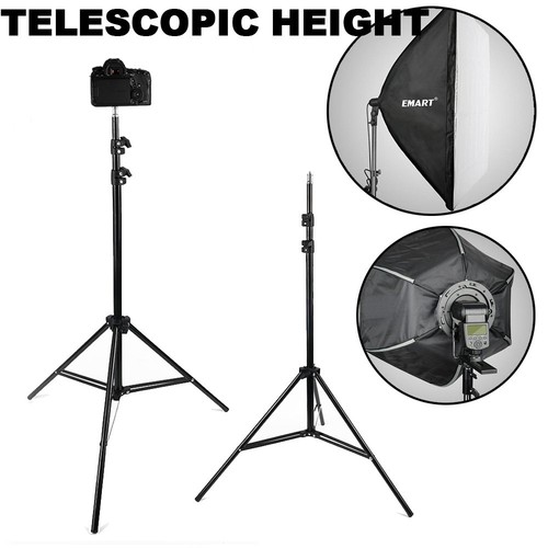 Adjustable metal tripod light - metal,