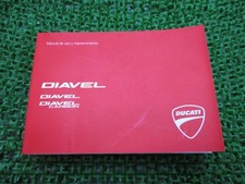 Diavel Owner's Manual, Ducati