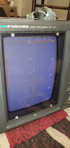 Furuno colour echo sounder - colour,