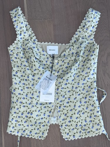 Reformation viola linen top - viola,