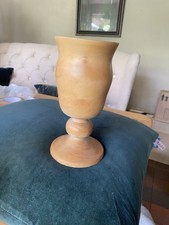 large wooden goblet