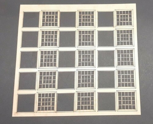 Windows sheets laser cut - laser,
