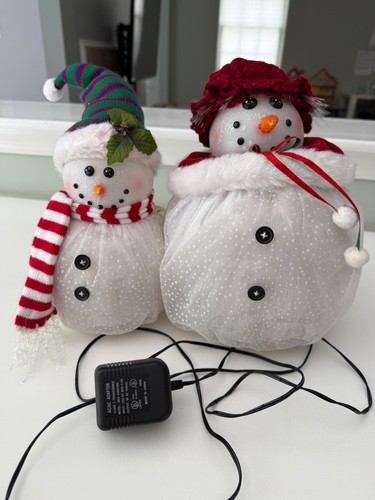 Fiber optic snowmen holiday - optic,