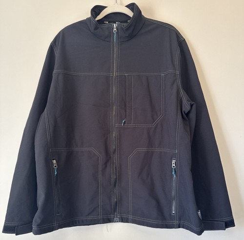 Woolrich black soft shell - soft, zip