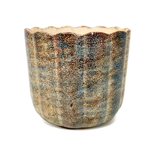 Vintage stoneware planter - stoneware,